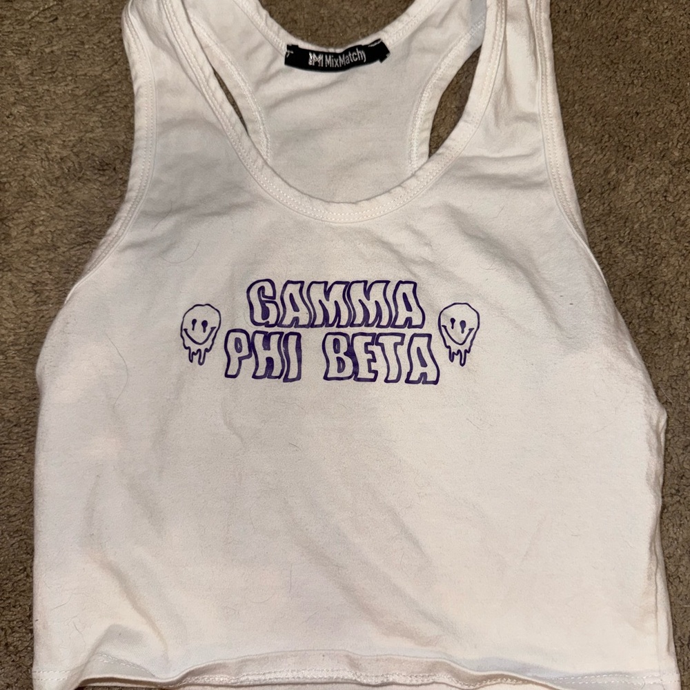 crop top gamma phi sorority